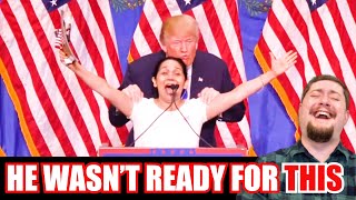 Hispanic woman takes Trump rally BY STORM what happens next is unbelievable [upl. by Rustie]