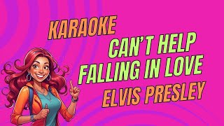 Elvis Presley  Cant Help Falling in Love  Karaoke Version  Sing Along karaoke elviskaraoke [upl. by Eedyaj422]