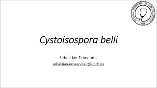 Cystoisospora belli [upl. by Rem]