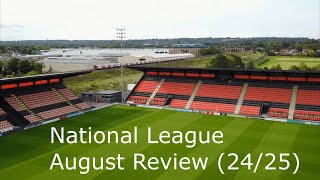 National League August ReviewRecap 2425 season [upl. by Ecirahs]