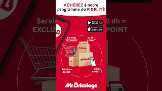 Application et Fidélité MrBricolage Maroc [upl. by Nerrag]