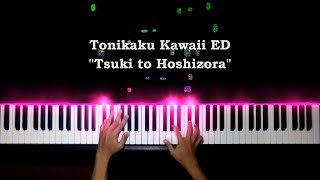 Tonikaku Kawaii ED Full  Tsuki to Hoshizora  Piano Cover [upl. by Guyon50]