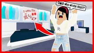 MY STALKER LEFT A SECRET MESSAGE IN MY HOUSE  Roblox  Bloxburg [upl. by Bury]