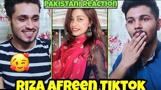 Pakistani Reaction On Riza Afreen Tiktok Videos 🔥 Riza Afreen Tiktok Reaction [upl. by Nyladnarb]