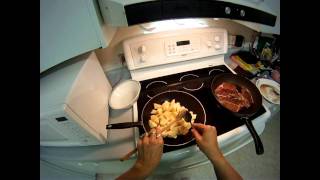 How to cook a Moose Steak [upl. by Sueddaht]