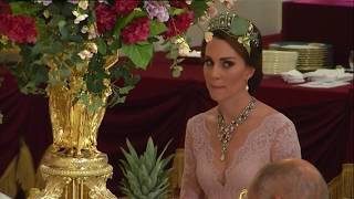 Her Majesty’s State Banquet  SpainStateVisit [upl. by Notxarb]