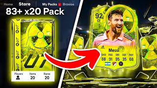 30x 83 x20 PACKS amp BASE ICON PACKS 😲 FC 24 Ultimate Team [upl. by Anaxor]