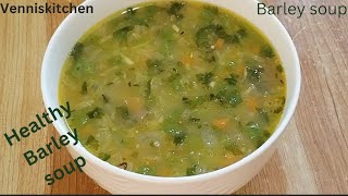 Healthy Barley SoupBarley SoupVegetable Barley SoupWeight loss recipe [upl. by Bainbrudge207]