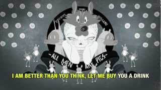 All Men Are Pigs Studio Killers Karaoke Loop [upl. by Eelra]