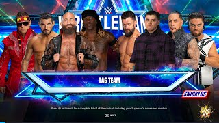 WWE 2K24  The Judgement Day VS DIY amp Awesome Truth 8 Man Tag Team Elimination  WWE 2K24 Gameplay [upl. by Katlaps]