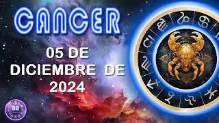 Horóscopo de CÁNCER hoy jueves 5 de diciembre de 2024 [upl. by Elia]