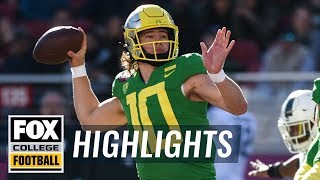 Oregon vs Michigan State  FOX COLLEGE FOOTBALL HIGHLIGHTS [upl. by Itsa]