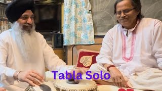 A small tabla solo in front of Tabla Guru Swapan Shiva’s home in Kolkata Bhai Sarbjeet Singh [upl. by Calia]