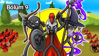 Zombiler Krala Saldırdı  Stick War Saga  Bölüm 9 [upl. by Aileon231]