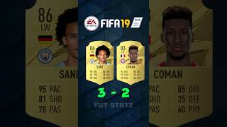 Sane vs Coman FIFA Evolution fc25 fc25rating [upl. by Selia]