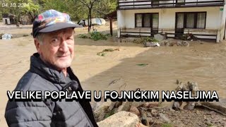 Poplave u Fojnickim naseljima Alaupovka  Drin  Trošnjik 1dio  2024 [upl. by Ymled]