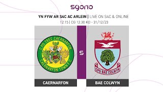 FULL MATCH  Caernarfon Town 21 Colwyn Bay  JD Cymru Premier [upl. by Alexandros973]