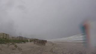 Irma getting close to FL Amelia Island Peters Point [upl. by Notselrahc]