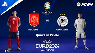 FC 24  Espagne vs Allemagne  Quart de Finale De lUEFA EURO 2024  PS4™ [upl. by Maryann]