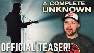 A COMPLETE UNKNOWN  Official Teaser Reaction [upl. by Ianahs]