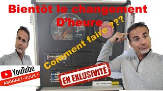 changer lheure sur le chronotachygraphe [upl. by Zacherie]