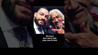 Sika Anoaʻi amp Roman Reigns  Like Father Like Son❤️sika romanreigns fy shorts family wwe [upl. by Ellenad]