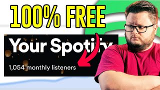 How To Get 1000 Monthly Listeners on Spotify for FREE [upl. by Lleinad]