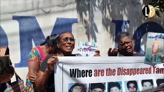 Relatives of forcibly disappeared in Jaffna marked the Childrens day as a Black Day for Tamils [upl. by Esinwahs]