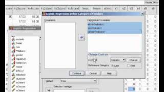 1 Logistic Regression Using SPSSPASW Example 1 Part 1 [upl. by Amie]