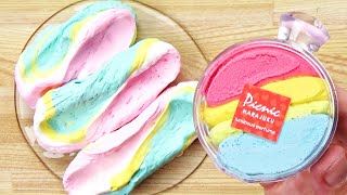 Slime Coloring with Clay Mixing Random Things into Clear Slime Satisfying Slime Video 1 [upl. by Leahcin]