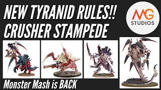 NEW Tyranid Rules Crusher Stampede Overview  Tyranid Tactica Ep 20 [upl. by Gwenneth]