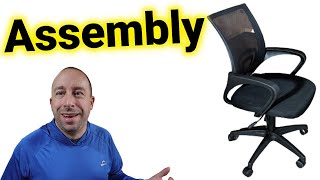 FDW Amazon Office Chair Assembly Highlights [upl. by Ettegroeg796]