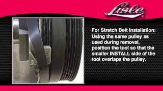 Lisle 59370 Stretch Belt RemoverInstaller  Lisle Corporation [upl. by Orlov]