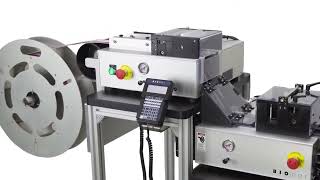 Lateral Flow Test Strip Cutter with Roll Feed and Bottle Collection Options [upl. by Ayotas]