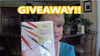 REVIEW Knitters Pride Cubics and Trendz Knitting Needles Giveaway Closed [upl. by Seraphina278]