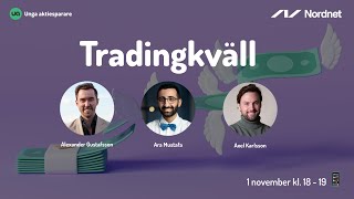 Tradingkväll med UA amp Nordnet [upl. by Royd]