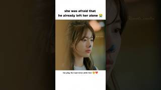 she was afraid to loose him 🥹😢 uncontrollablyfond kdrama sad baesuzy shorts [upl. by Gothar619]