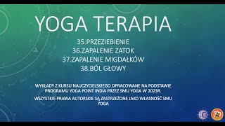 3538 Yoga terapia  Przeziębienie zapalenie zatok zapalenie migdałków ból głowy [upl. by Conah]