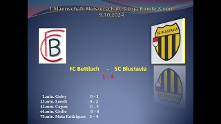 1Mannschaft Meisterschaft 3Liga FC Bettlach  SC Blustavia [upl. by Hollie]