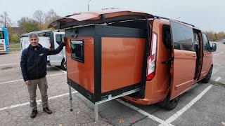 SLIDEOUT WOHNMOBIL CAMPER BEKANNT AUS ARD EINFACH GENIAL Handwerker erfindet 6000 € Camper Van [upl. by Nashbar96]