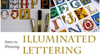 How To Draw Illuminated Letters [upl. by Bevers]