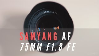 Samyang AF 75mm f18 FE Review  Sony 85mm f18 Killer [upl. by Okkin]