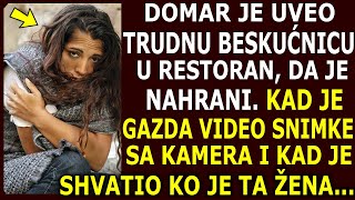 DOMAR JE U RESTORAN UVEO TRUDNU PROSJAKINJU ALI KAD JE GAZDA VRATIO KAMERE I VIDEO KO JE TA ŽENA [upl. by Fasa209]