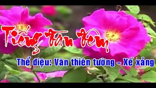 Karaoke Văn thiên tường  xế xảng TIẾNG ĐÀN ĐÊM  KÉP [upl. by Courtney143]