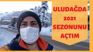 Uludağ 2021 Kayak Sezonunu Açtım [upl. by Lotta159]