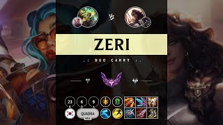 Zeri ADC vs Samira  KR Master Patch 149 [upl. by Dorfman]