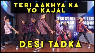 Teri Aakhya Ka Yo Kajal Desi Tadka  Sapna Choudhary  Vicky Patel Dance Choreography [upl. by Brion]