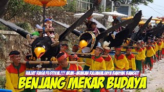 HAJAT RASA FESTIVAL ARAKARAKAN RAJAWALINYA BANYAK BANGET  BENJANG MEKAR BUDAYA DI PALINTANG [upl. by Enttirb592]