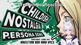 Breeton went and made a banger quotChildish Nostalgiaquot Breeton Boi Reaction [upl. by Annadiana135]