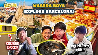 WASEDABOYS KE SPANYOL CULTURE SHOCK STREETFOOD SAGRADA FAMILIA DLL  WORLD TRIP 67 [upl. by Ciredec]